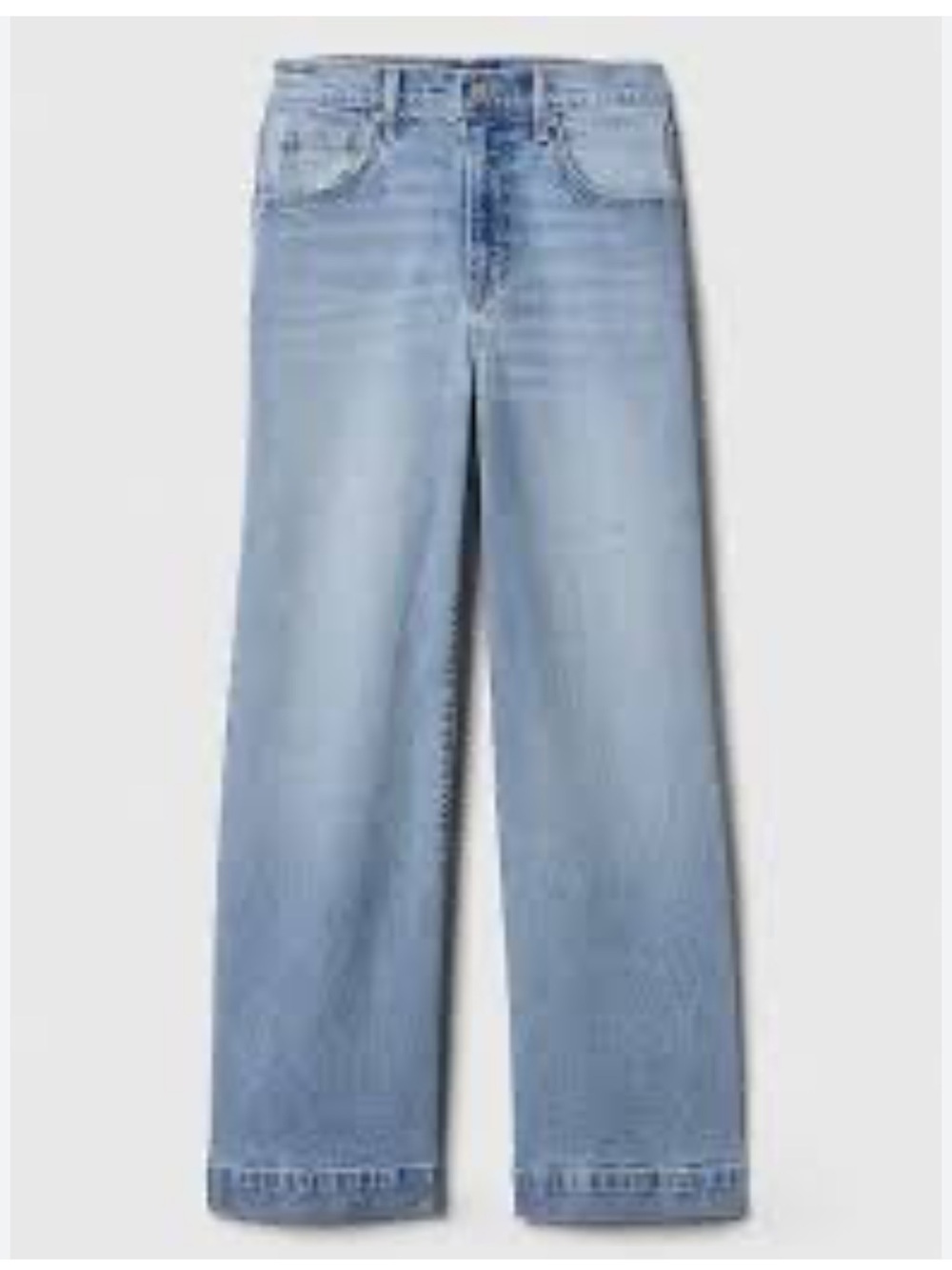 GAP High Rise Wide-Leg Crop Jeans | Gap SIZE 32 - Picture 2 of 15